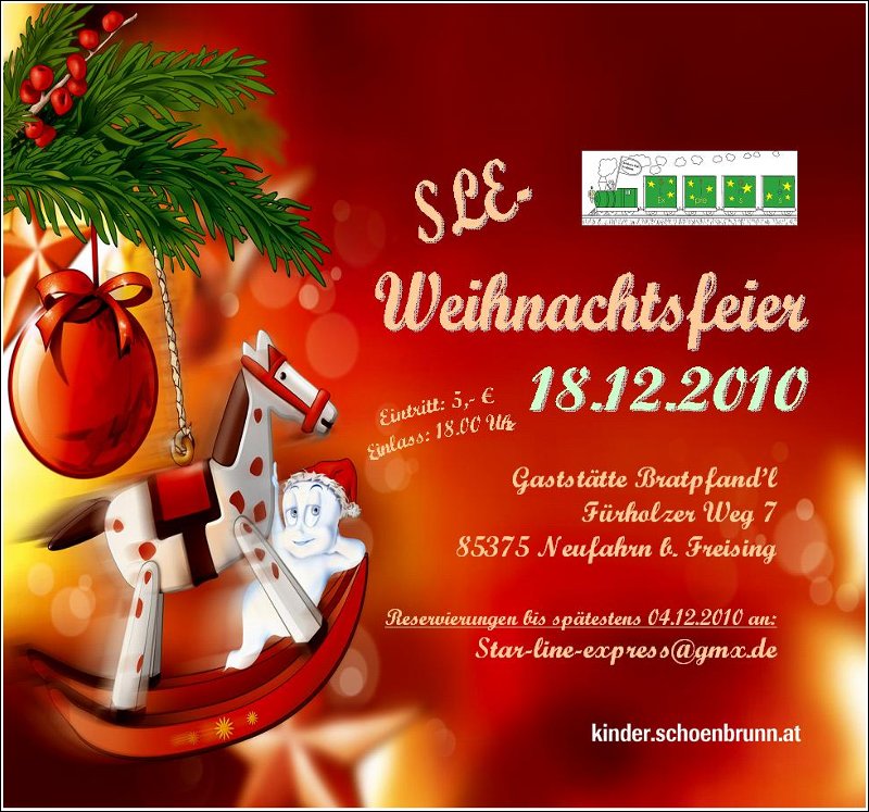 Weihnachtsfeier des Star Line Express