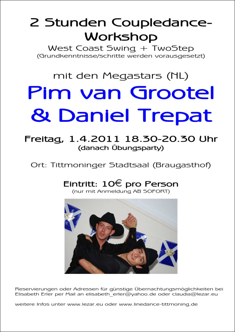 Couple Dance mit Pim van Grootel & Daniel Trepat