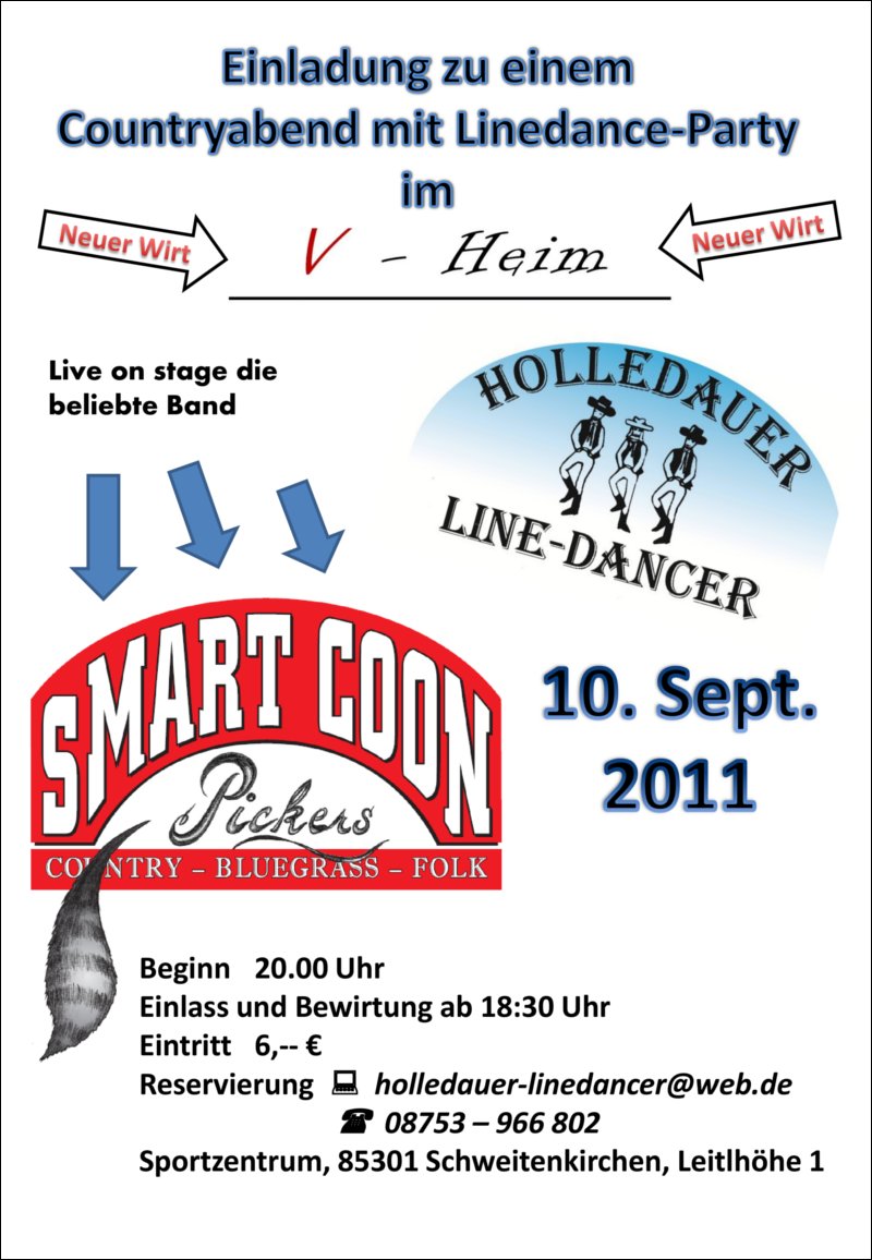 Line Dance Party mit Smart Coon Pickers